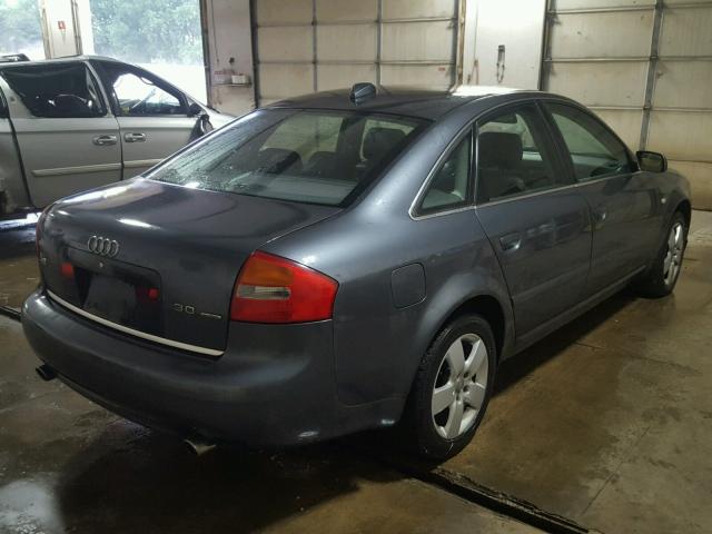 WAULT64B44N030871 - 2004 AUDI A6 3.0 QUA GRAY photo 4