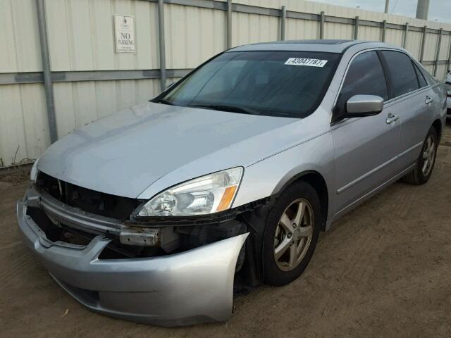 1HGCM56693A044413 - 2003 HONDA ACCORD SILVER photo 2