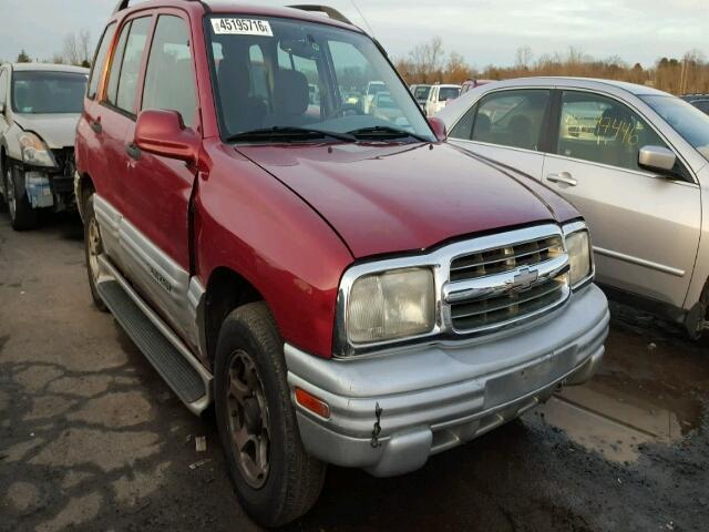 2CNBJ634316916523 - 2001 CHEVROLET TRACKER BURGUNDY photo 1