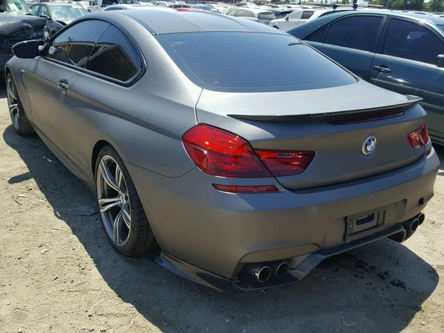 WBSLX9C56DD159911 - 2013 BMW M6 GRAY photo 3