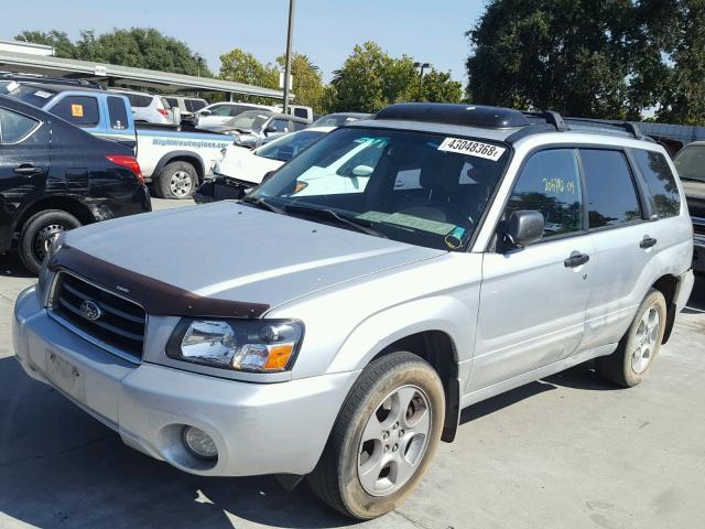 JF1SG65694H759036 - 2004 SUBARU FORESTER 2 SILVER photo 2