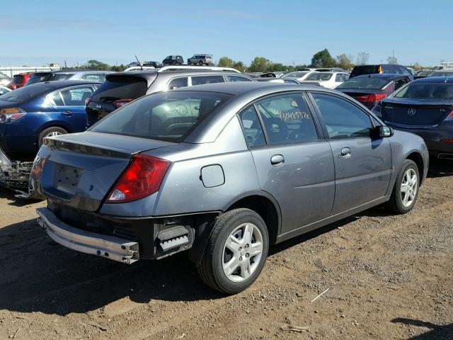 1G8AJ55F06Z196466 - 2006 SATURN ION LEVEL GRAY photo 4