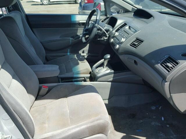 2HGFA16518H314555 - 2008 HONDA CIVIC SILVER photo 5