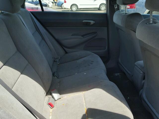 2HGFA16518H314555 - 2008 HONDA CIVIC SILVER photo 6