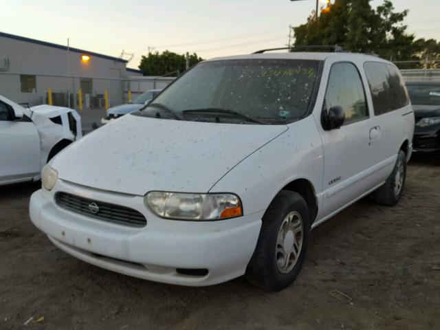 4N2XN11T8YD802506 - 2000 NISSAN QUEST SE WHITE photo 2