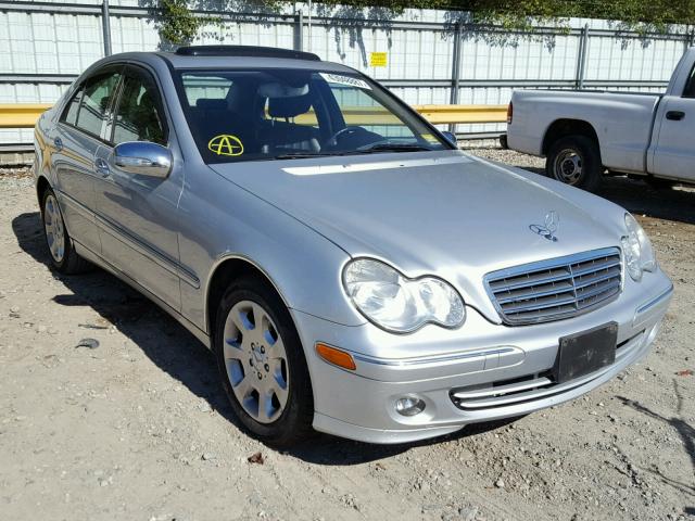 WDBRF92H26F809646 - 2006 MERCEDES-BENZ C GENERATI SILVER photo 1