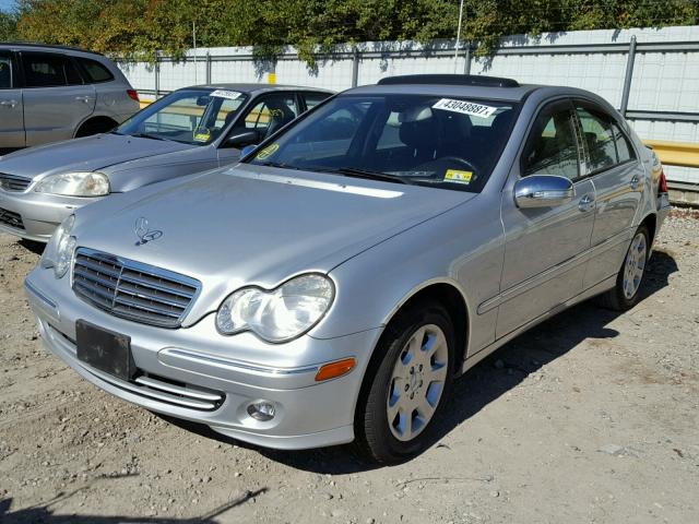 WDBRF92H26F809646 - 2006 MERCEDES-BENZ C GENERATI SILVER photo 2