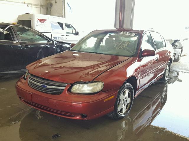 1G1NE52J93M587704 - 2003 CHEVROLET MALIBU LS მუქწითელი ფოტო 2