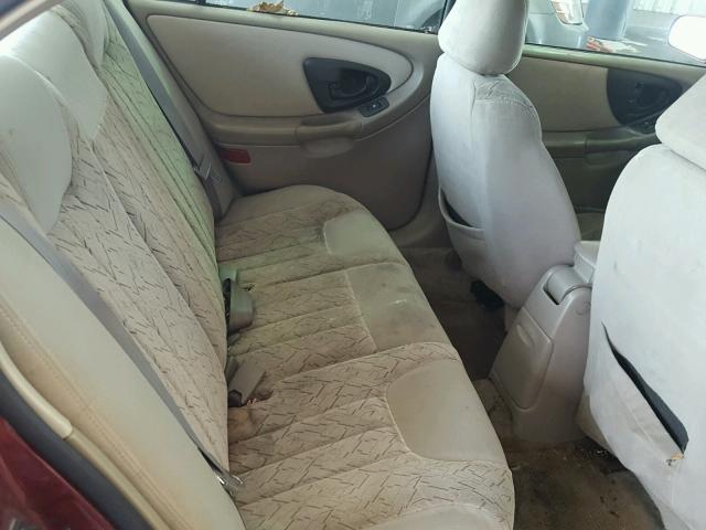 1G1NE52J93M587704 - 2003 CHEVROLET MALIBU LS მუქწითელი ფოტო 6