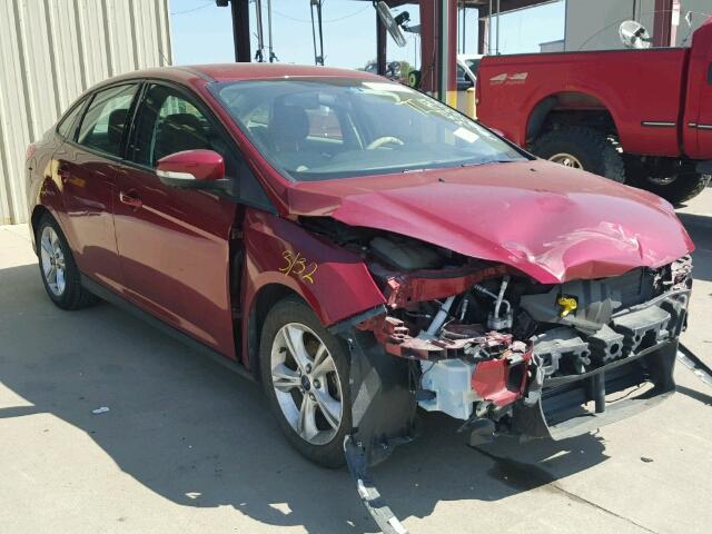 1FADP3F25EL195726 - 2014 FORD FOCUS SE RED photo 1