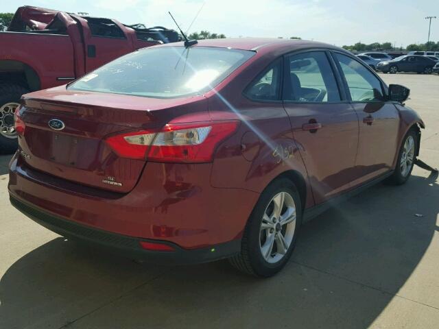 1FADP3F25EL195726 - 2014 FORD FOCUS SE RED photo 4