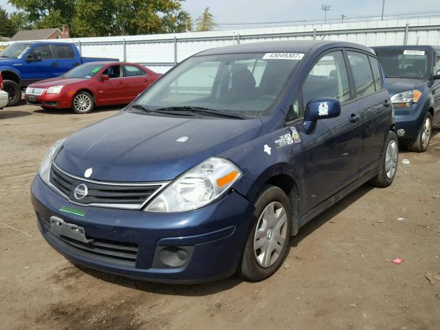 3N1BC1CP8CK276585 - 2012 NISSAN VERSA S BLUE photo 2