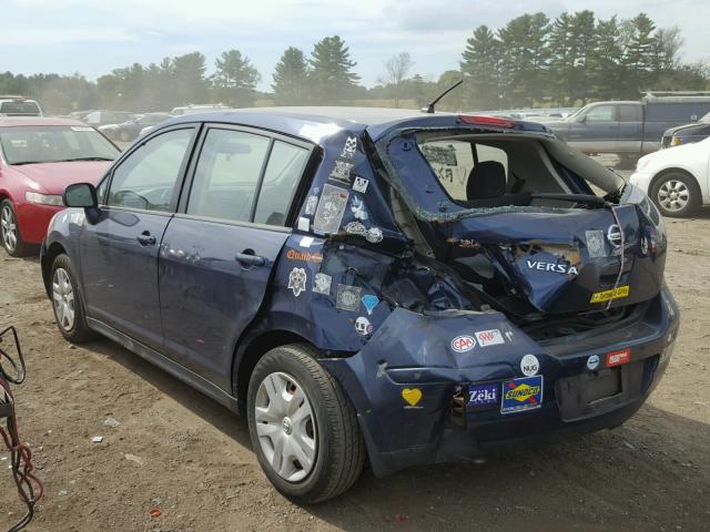 3N1BC1CP8CK276585 - 2012 NISSAN VERSA S 蓝色 照片 3