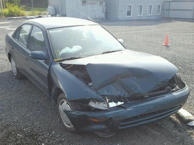 1Y1SK5266TZ035607 - 1996 GEO PRIZM BASE მწვანე ფოტო 1