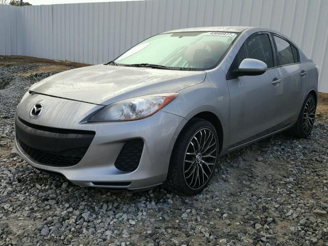 JM1BL1UF6C1636635 - 2012 MAZDA 3 I SILVER photo 2