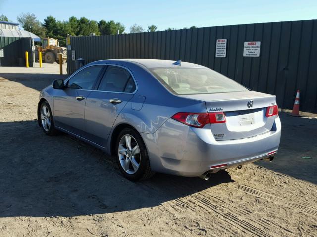 JH4CU266X9C009033 - 2009 ACURA TSX BLUE photo 3