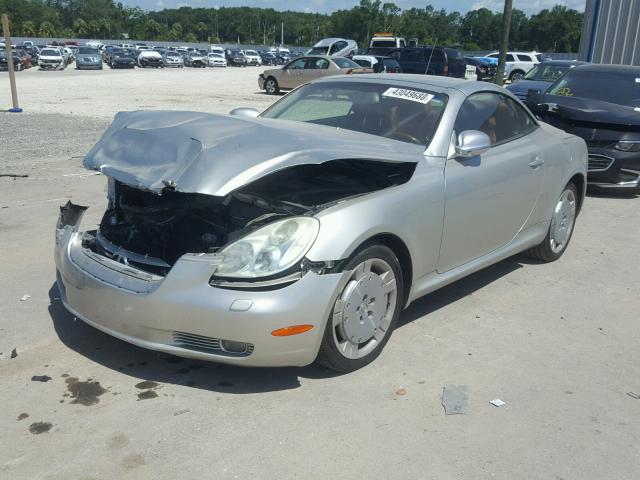 JTHFN48Y630044181 - 2003 LEXUS SC 430 SILVER photo 2