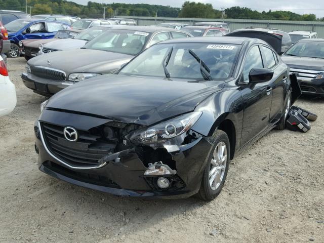 JM1BM1W76F1237926 - 2015 MAZDA 3 BLACK photo 2