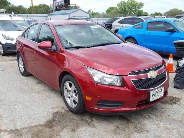 1G1PC5SBXE7401578 - 2014 CHEVROLET CRUZE LT RED photo 1