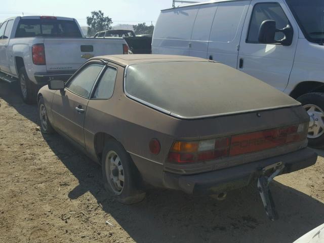 92A0431883 - 1980 PORSCHE 924 BROWN photo 3