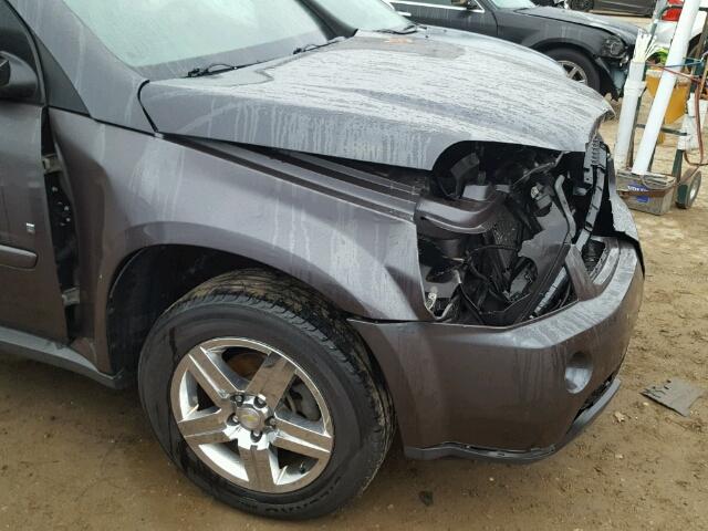 2CNDL53F386324399 - 2008 CHEVROLET EQUINOX LT GRAY photo 9