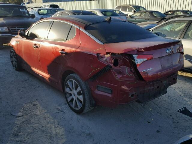 5XXGR4A6XCG024873 - 2012 KIA OPTIMA SX RED photo 3