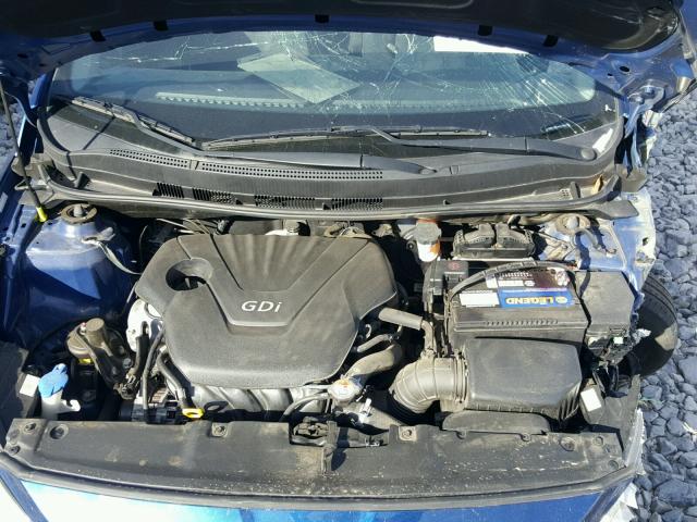 KMHCT5AE0FU213698 - 2015 HYUNDAI ACCENT GS BLUE photo 7