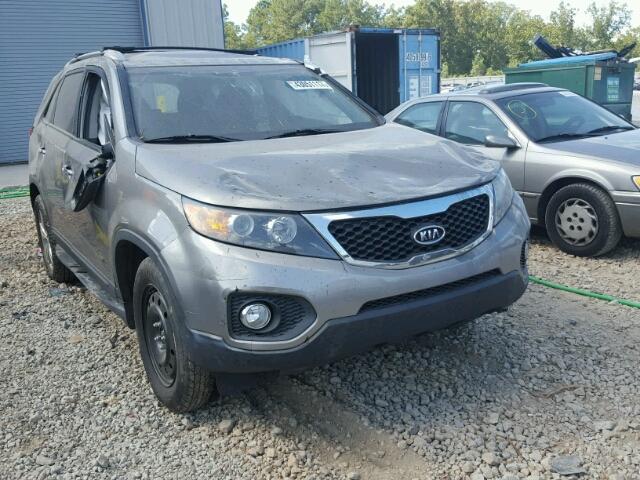 5XYKU4A61DG334397 - 2013 KIA SORENTO EX GREEN photo 1