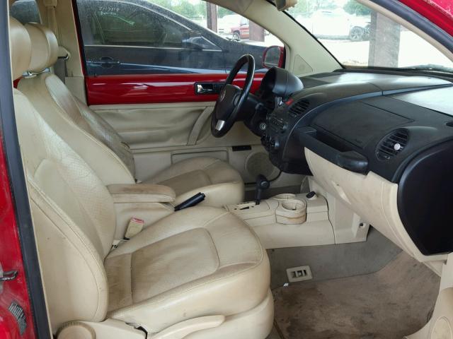 3VWCK31C45M414630 - 2005 VOLKSWAGEN NEW BEETLE 红色 照片 5