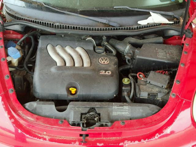 3VWCK31C45M414630 - 2005 VOLKSWAGEN NEW BEETLE 红色 照片 7