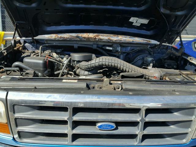 1FTHX26H9SKA78758 - 1995 FORD F250 BLUE photo 7