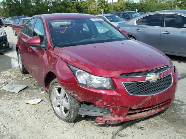 1G1PC5SB8E7341350 - 2014 CHEVROLET CRUZE LT RED photo 1