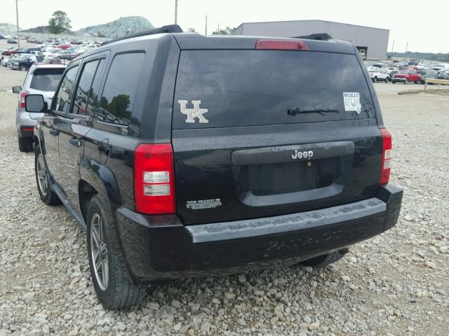 1J4FT28B99D170022 - 2009 JEEP PATRIOT BLACK photo 3