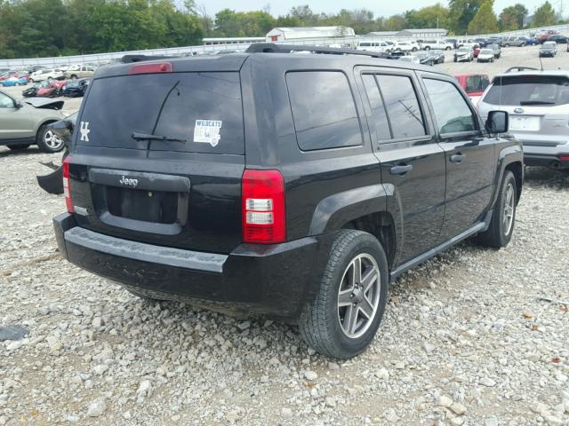 1J4FT28B99D170022 - 2009 JEEP PATRIOT BLACK photo 4