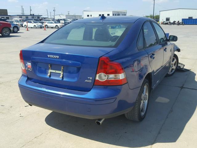 YV1MH682572266772 - 2007 VOLVO S40 T5 BLUE photo 4