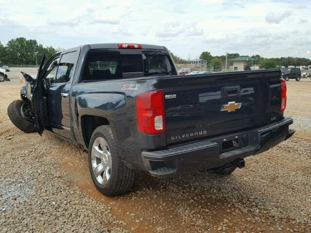 3GCUKSEC6HG164239 - 2017 CHEVROLET SILVERADO BLUE photo 3