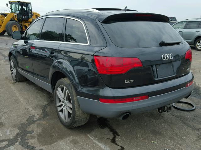 WA1BV74L17D079635 - 2007 AUDI Q7 BLACK photo 3