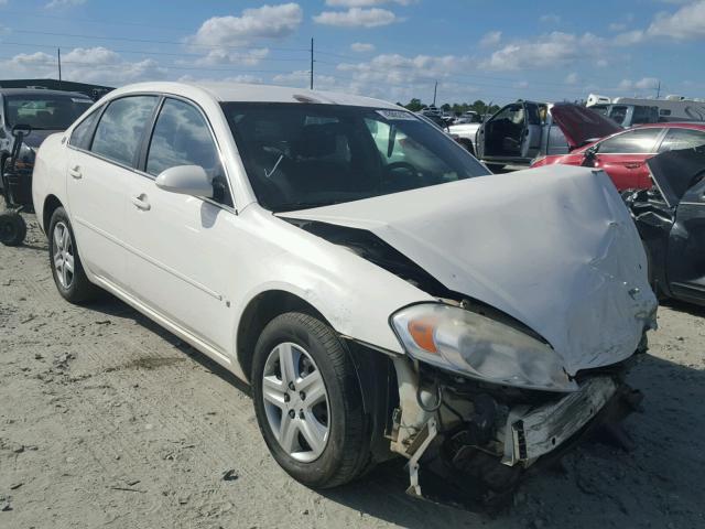 2G1WT55K069370378 - 2006 CHEVROLET IMPALA LT WHITE photo 1