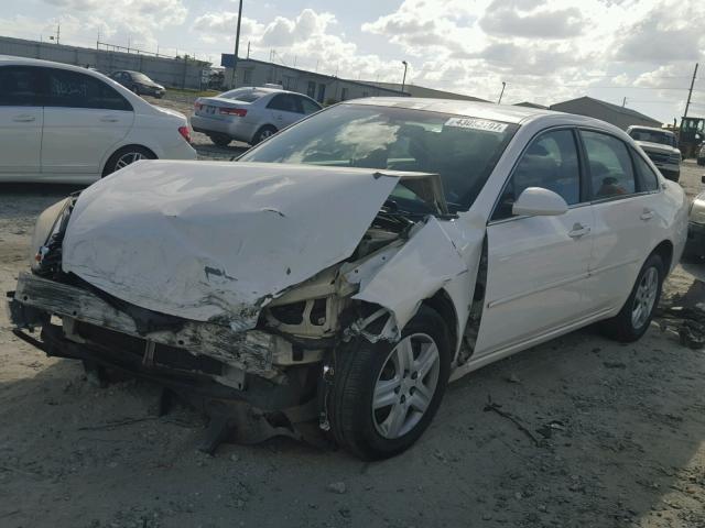 2G1WT55K069370378 - 2006 CHEVROLET IMPALA LT WHITE photo 2