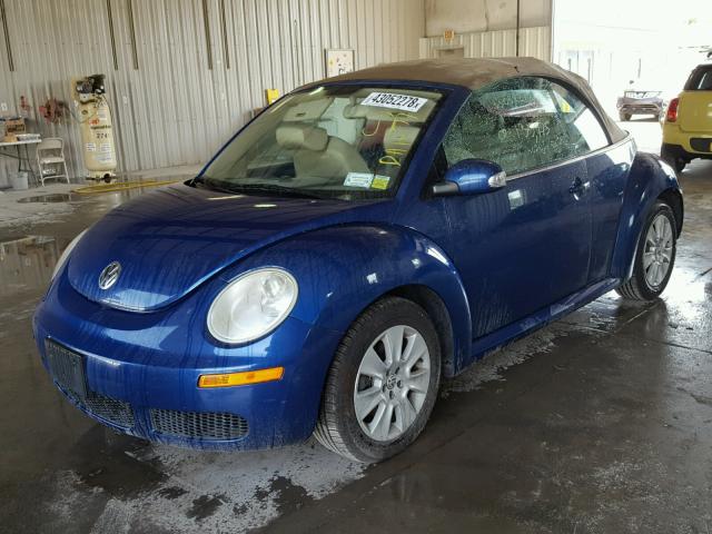 3VWPG31Y08M418354 - 2008 VOLKSWAGEN NEW BEETLE ლურჯი ფოტო 2