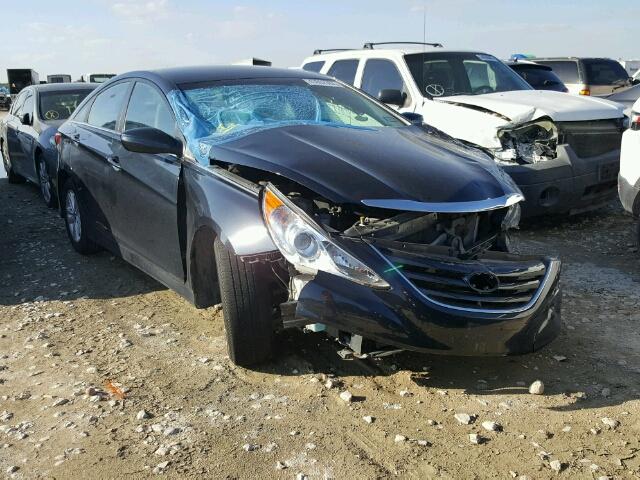 5NPEB4AC5EH913945 - 2014 HYUNDAI SONATA GLS BLUE photo 1