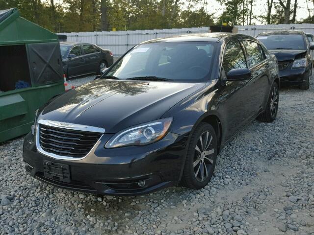 1C3CCBBB0DN603221 - 2013 CHRYSLER 200 TOURIN BLACK photo 2