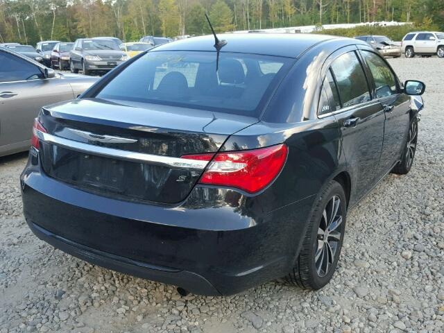 1C3CCBBB0DN603221 - 2013 CHRYSLER 200 TOURIN BLACK photo 4