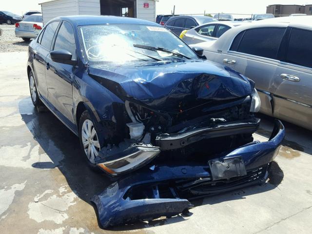 3VW2K7AJ4DM350170 - 2013 VOLKSWAGEN JETTA BASE BLUE photo 1