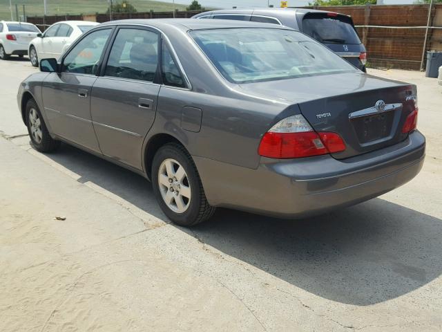 4T1BF28B54U391052 - 2004 TOYOTA AVALON XL GRAY photo 3