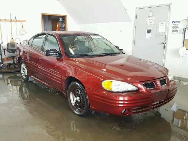 1G2NE52T4YM722317 - 2000 PONTIAC GRAND AM S Tünd qırmızı foto 1
