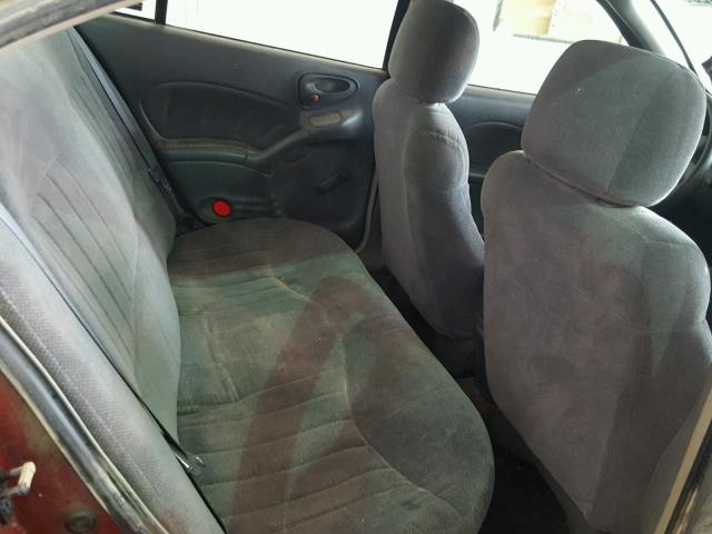 1G2NE52T4YM722317 - 2000 PONTIAC GRAND AM S Tünd qırmızı foto 6
