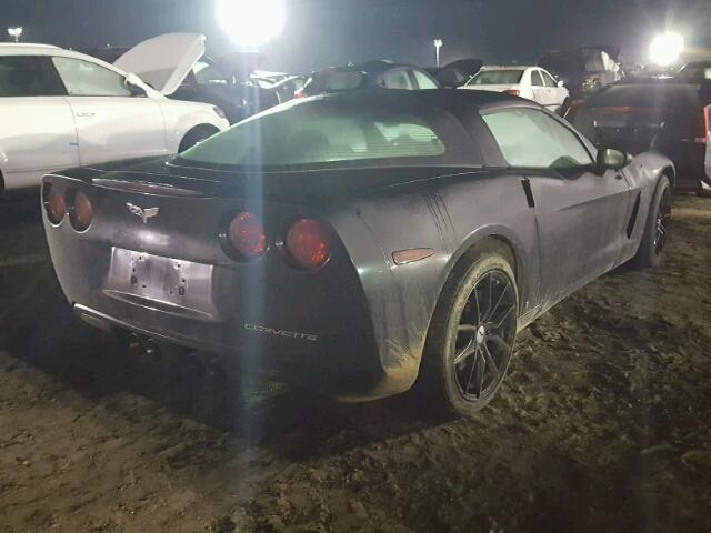 1G1YY26W085118642 - 2008 CHEVROLET CORVETTE BLACK photo 4