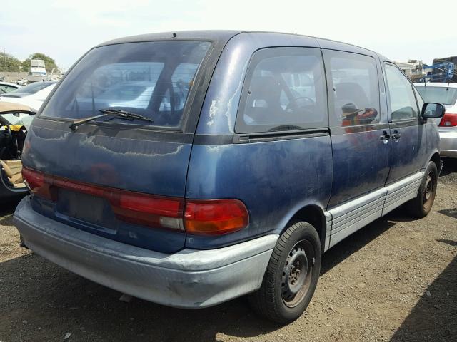 JT3AC11R7M0053125 - 1991 TOYOTA PREVIA BLUE photo 4