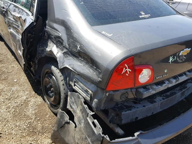 1G1ZA5E02CF370483 - 2012 CHEVROLET MALIBU LS გრაფიტი ფოტო 9